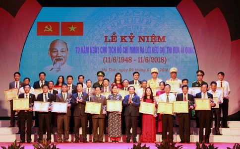 Hà Tĩnh: Kỷ niệm 70 năm ngày Chủ tịch Hồ Chí Minh ra lời kêu gọi thi đua ái quốc